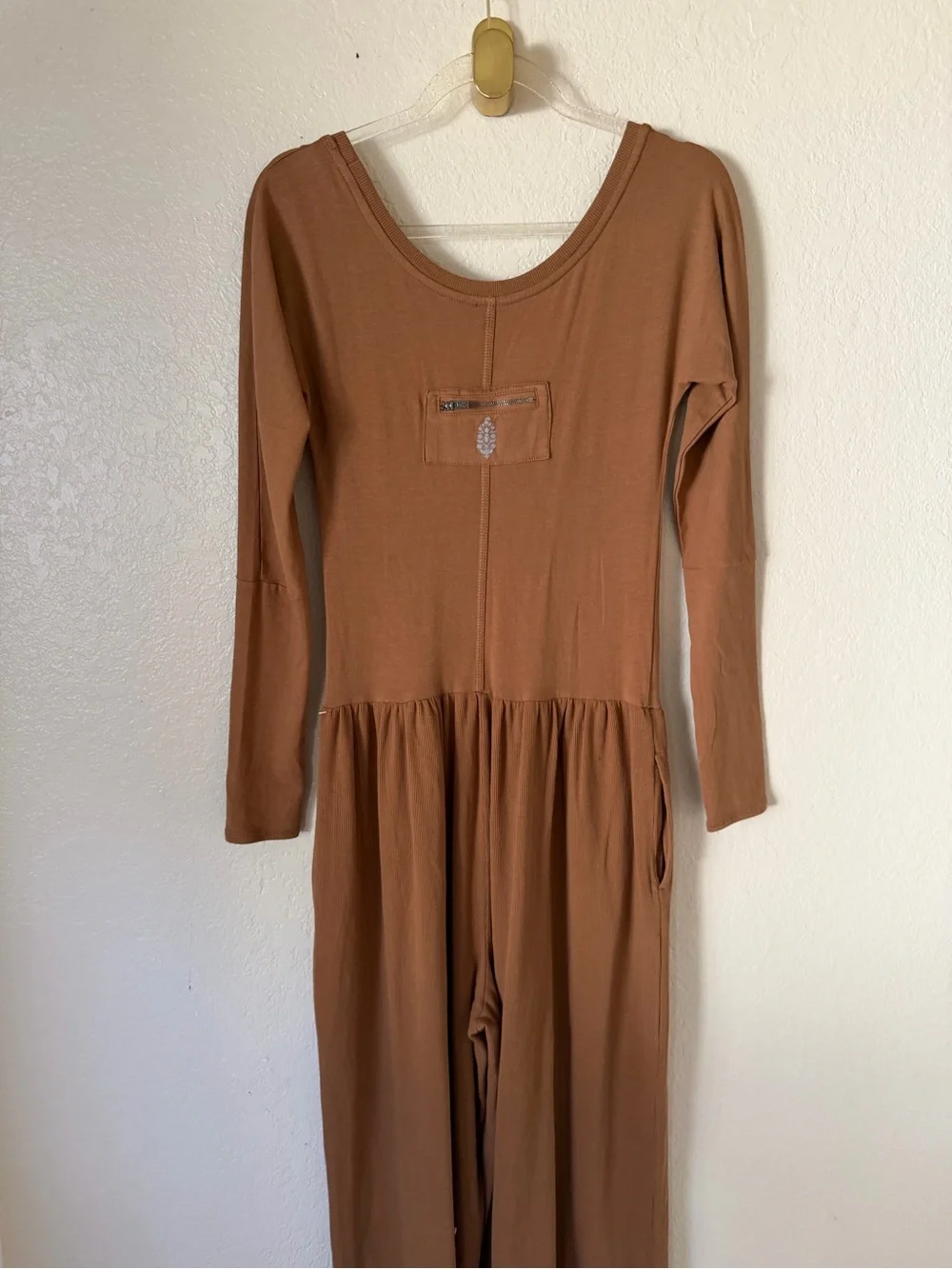 New free people FP movement Hot Shot Wide-Leg Onesie size M